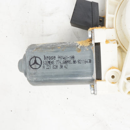 07-13 MERCEDES W221 S550 S400 REAR RIGHT SIDE WINDOW REGULATOR MOTOR PANEL OEM
