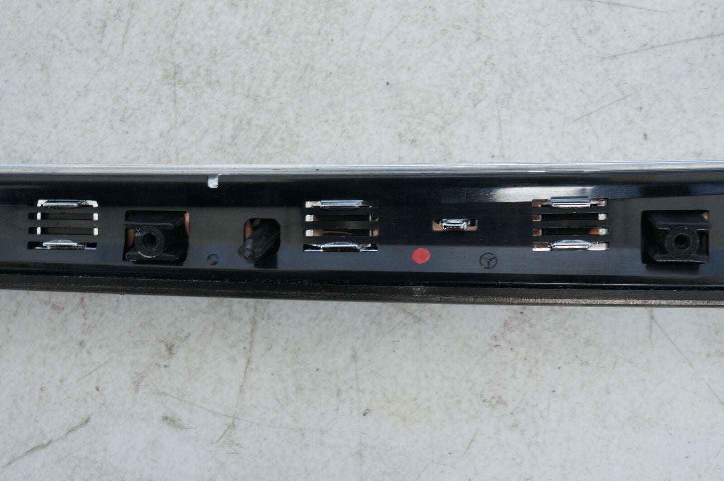 10-13 MERCEDES W221 S550 FRONT LEFT DRIVER DOOR WOOD TRIM OEM