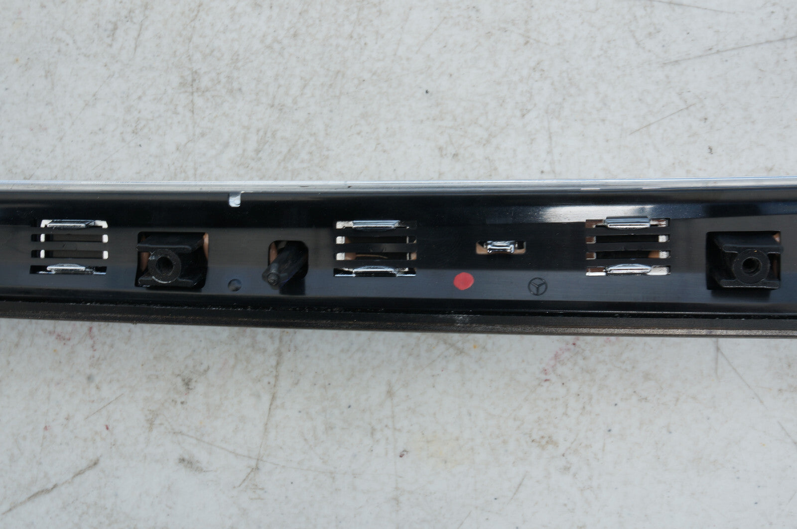 10-13 MERCEDES W221 S550 FRONT LEFT DRIVER DOOR WOOD TRIM OEM