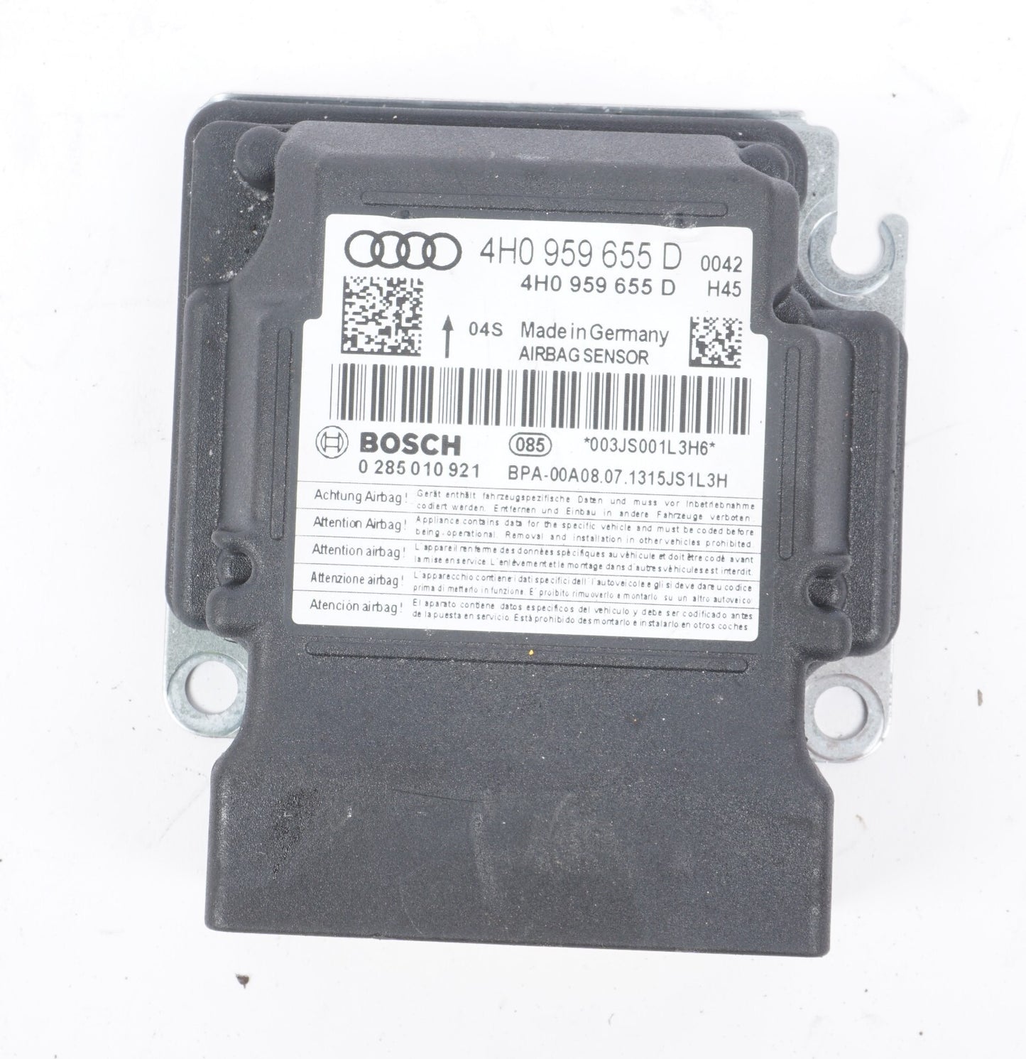 2011 - 2017 Audi A8L A8 Control Diagnostics Module Computer 4H0959655D OEM