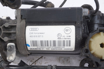 2004 - 2010 Audi A8 D3 Air Suspension Compressor Pump 4E0616007 D