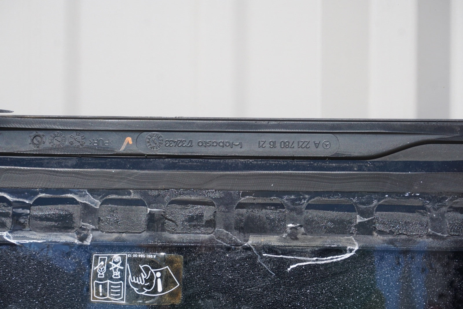 07-13 Mercedes W221 S550 S63 AMG S600 Rear Pano Panoramic Roof Glass OEM