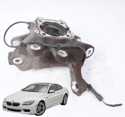 2012 - 2018 BMW 650i 640i Rear Right Spindle Knuckle Wheel Bearing Housing  OEM