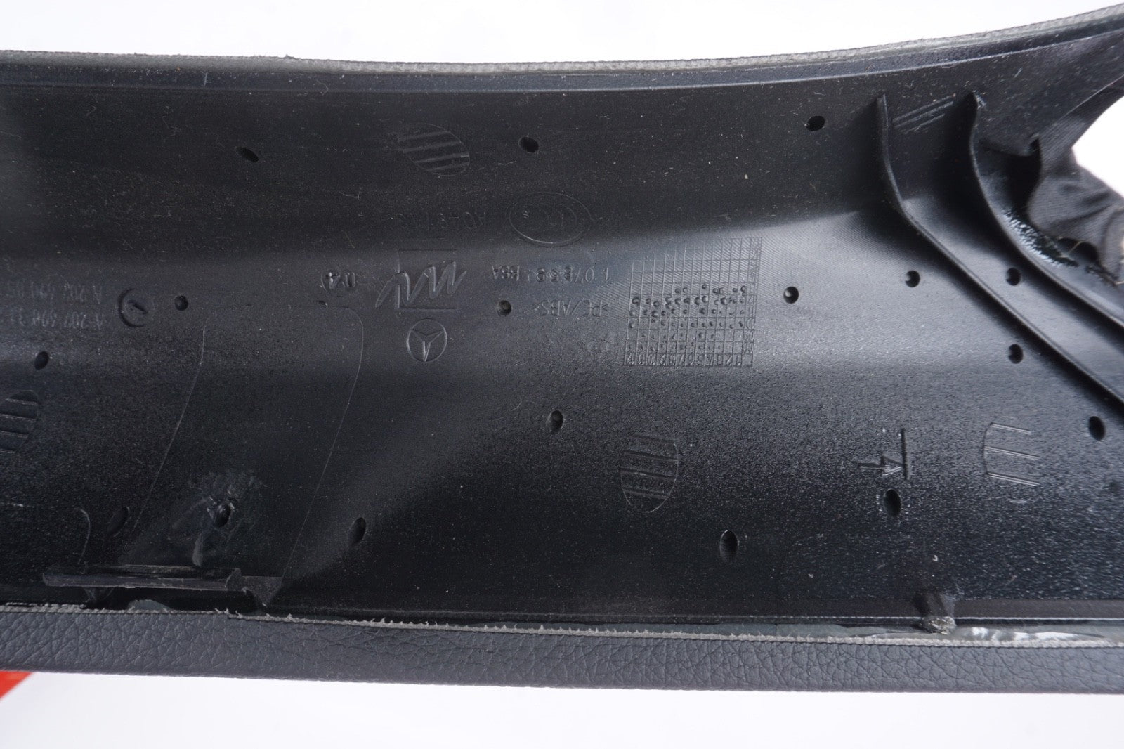 14-17 MERCEDES W207 E400 E350 COUPE FRONT LEFT TRIM A PILLAR OEM BLACK