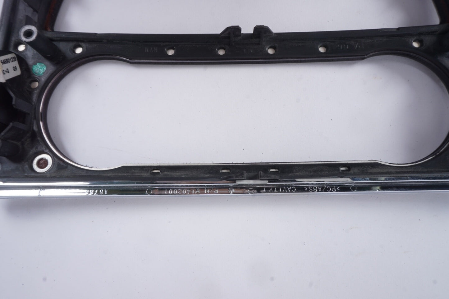 07-11 Mercedes W164 ML350 ML550 Climate Control Dash Wood Trim Bezel 1646800209