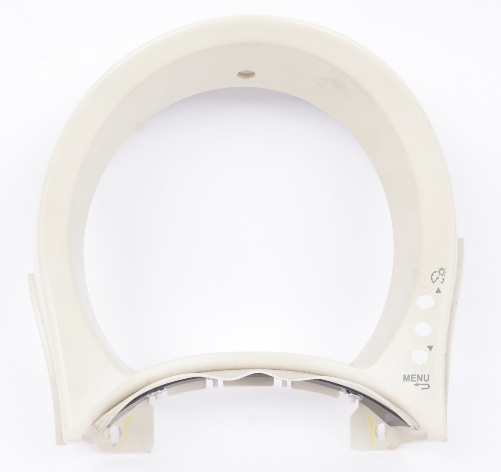 12-19 Fiat 500 Pop Dash Speedometer Instrument Cluster Bezel Trim Cover Oem