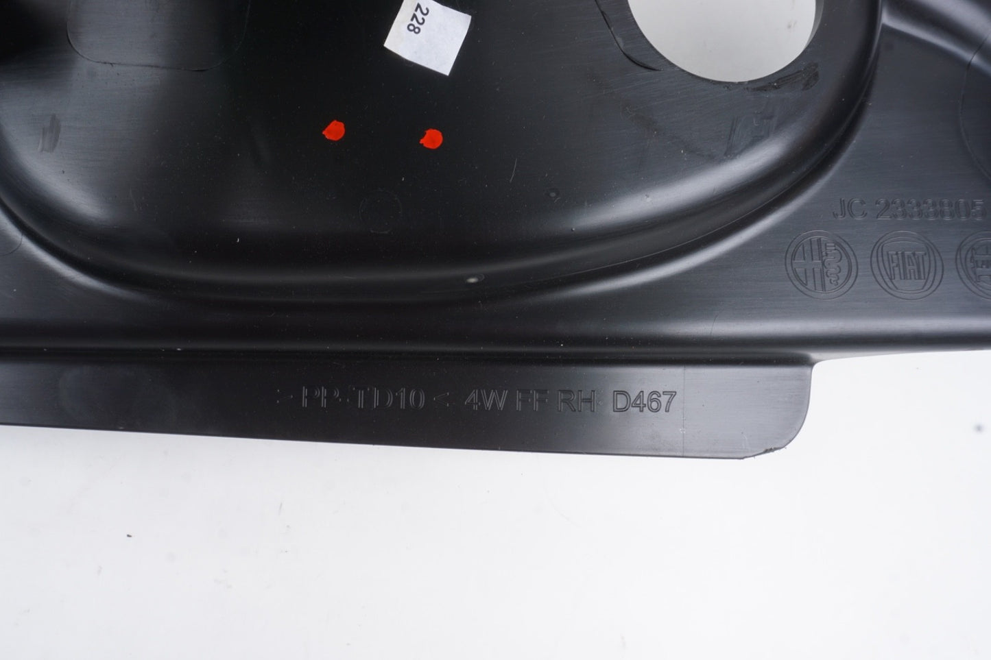 2014 - 2020 FIAT 500L FRONT RIGHT SEAT CAP COVER PANEL OEM 2333805