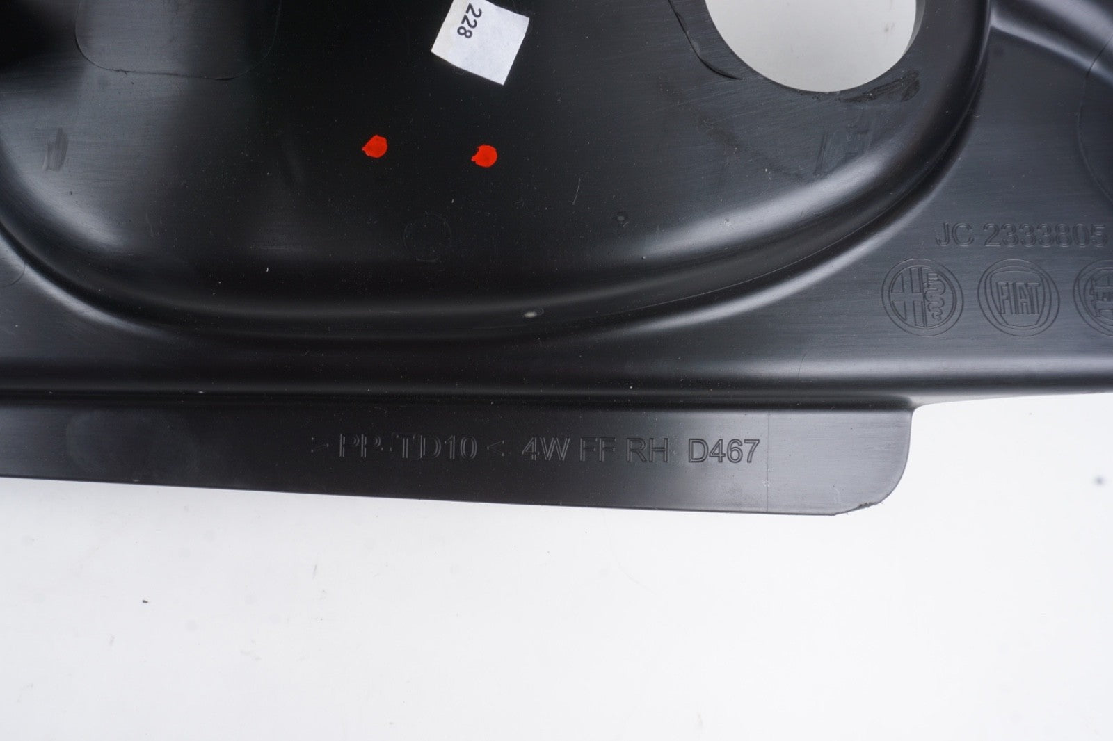 2014 - 2020 FIAT 500L FRONT RIGHT SEAT CAP COVER PANEL OEM 2333805