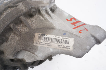 14-24 Maserati Ghibli RWD Rear Differential Carrier 2.80 Ratio 670030134 OEM