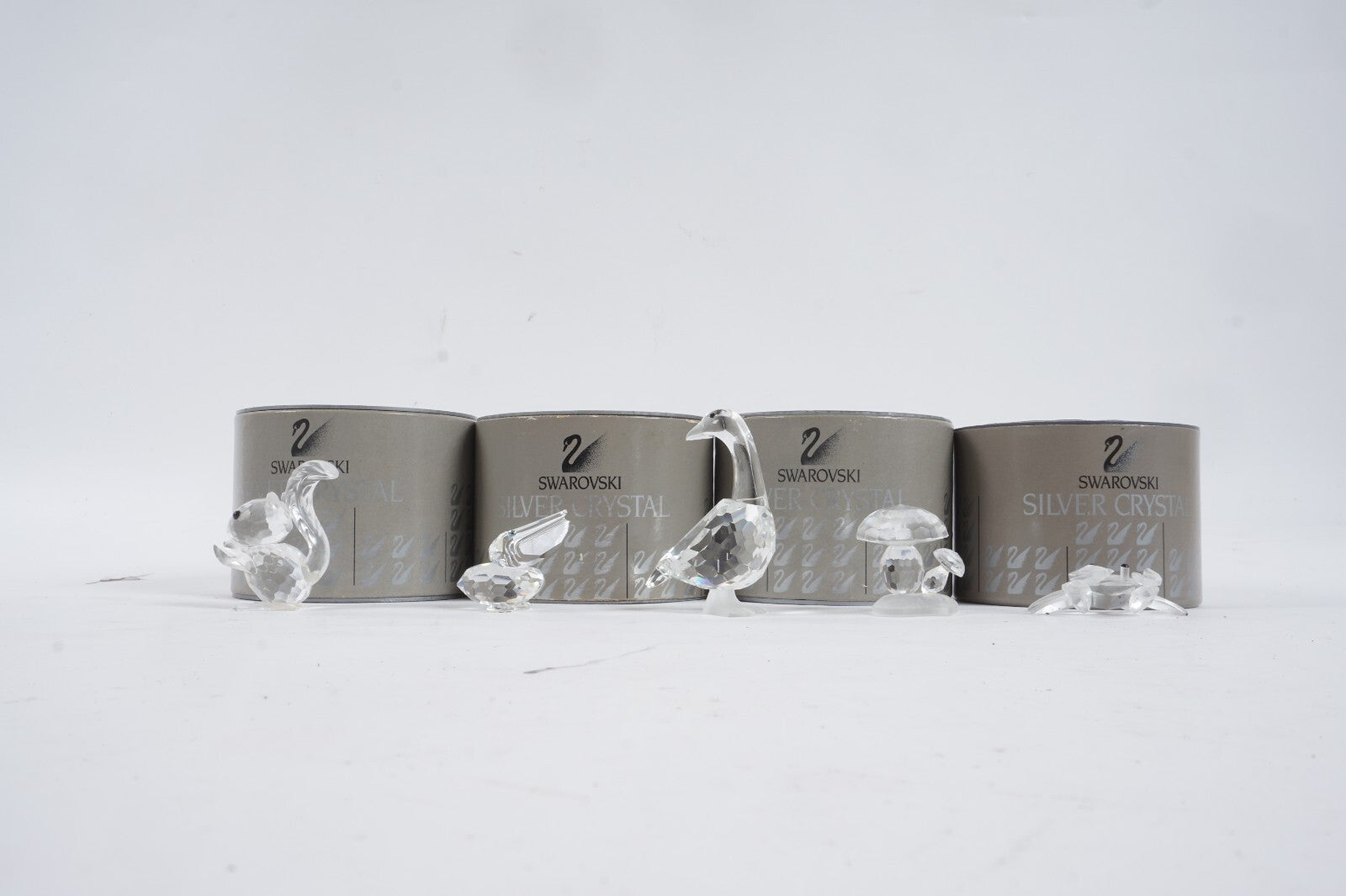 Swarovski Pelican Squirrel MUSHROOMS Crab