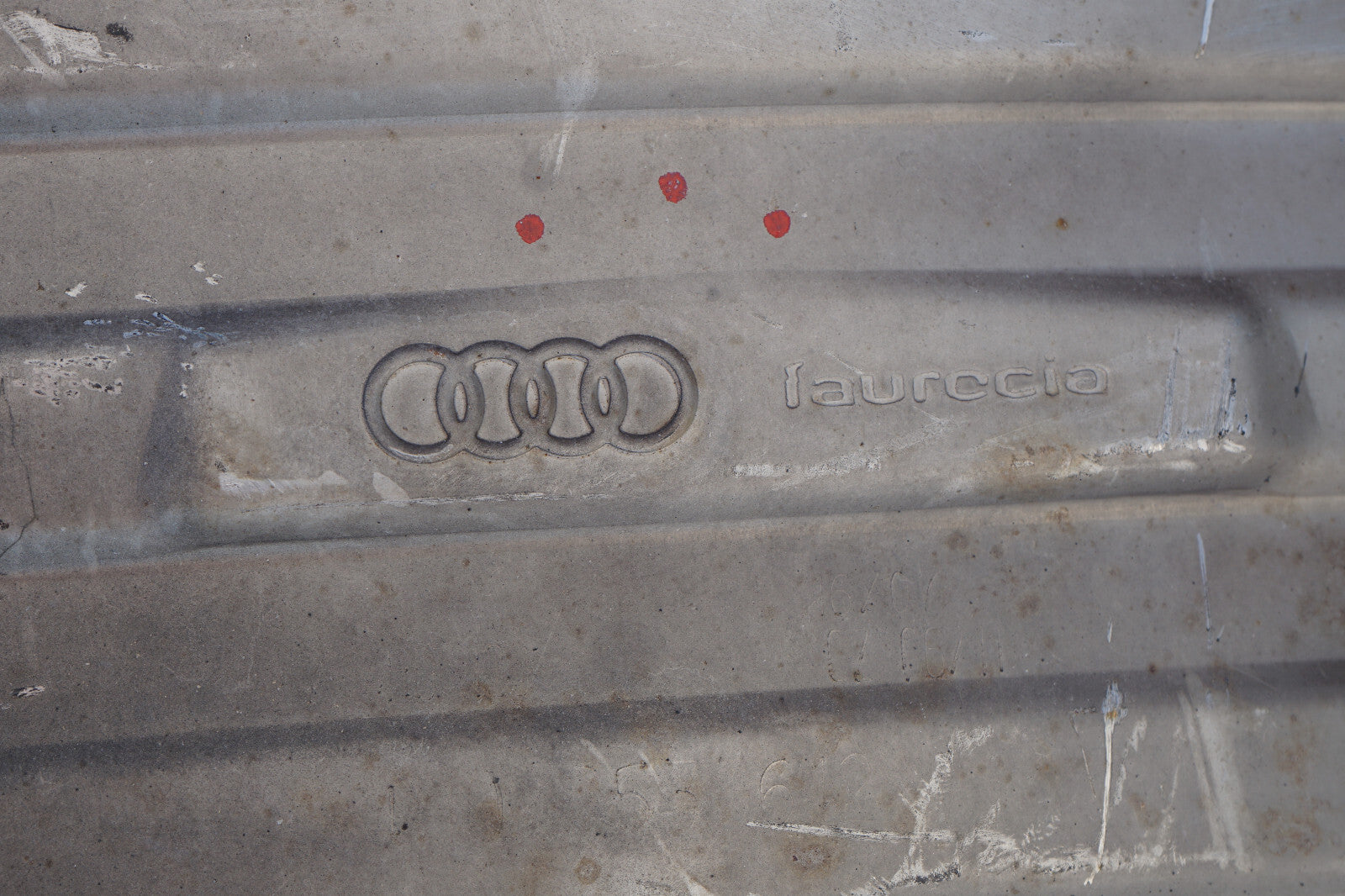 2012 - 2014 AUDI A7 3.0L EXHAUST MUFLER LEFT DRIVER SIDE  OEM