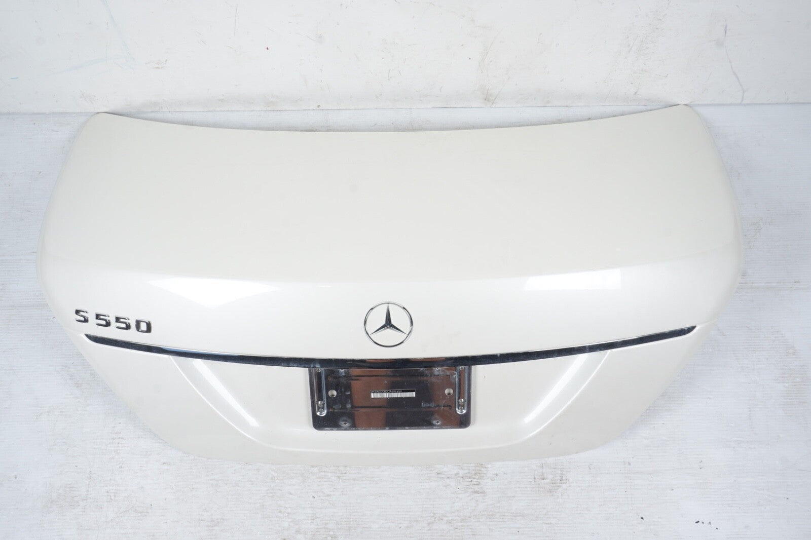 2007 - 2013 MERCEDES-BENZ S550 S600 S63 AMG TRUNK LID OEM WHITE