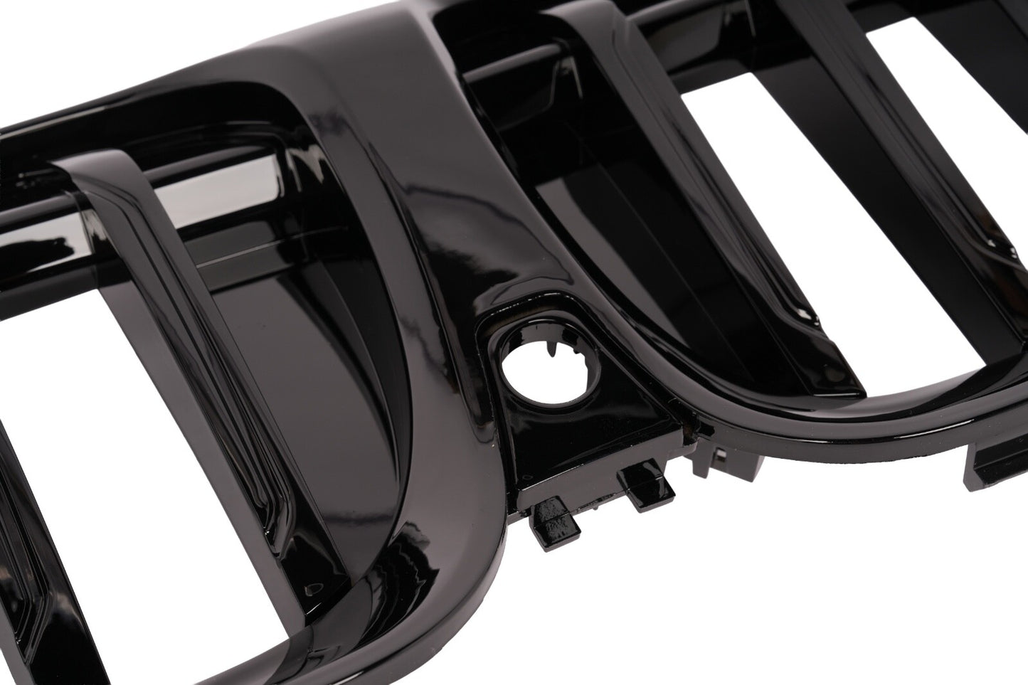 For 2019 - 2022 BMW 330i Sedan Grille Grill Gloss Black W/Camera Option