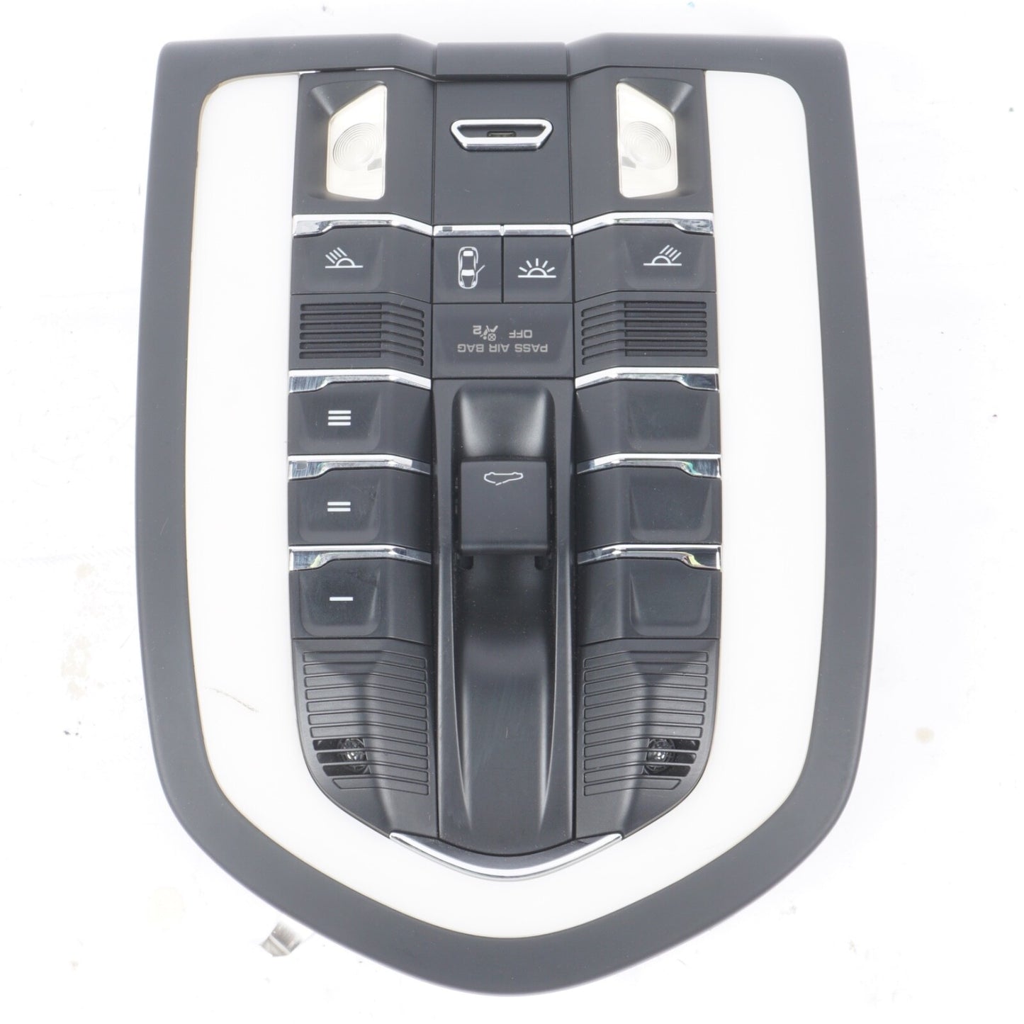 2011 - 2018 PORSCHE MACAN 95B OEM FRONT DOME LAMP SUNROOF SWITCH PANEL 7PP959551