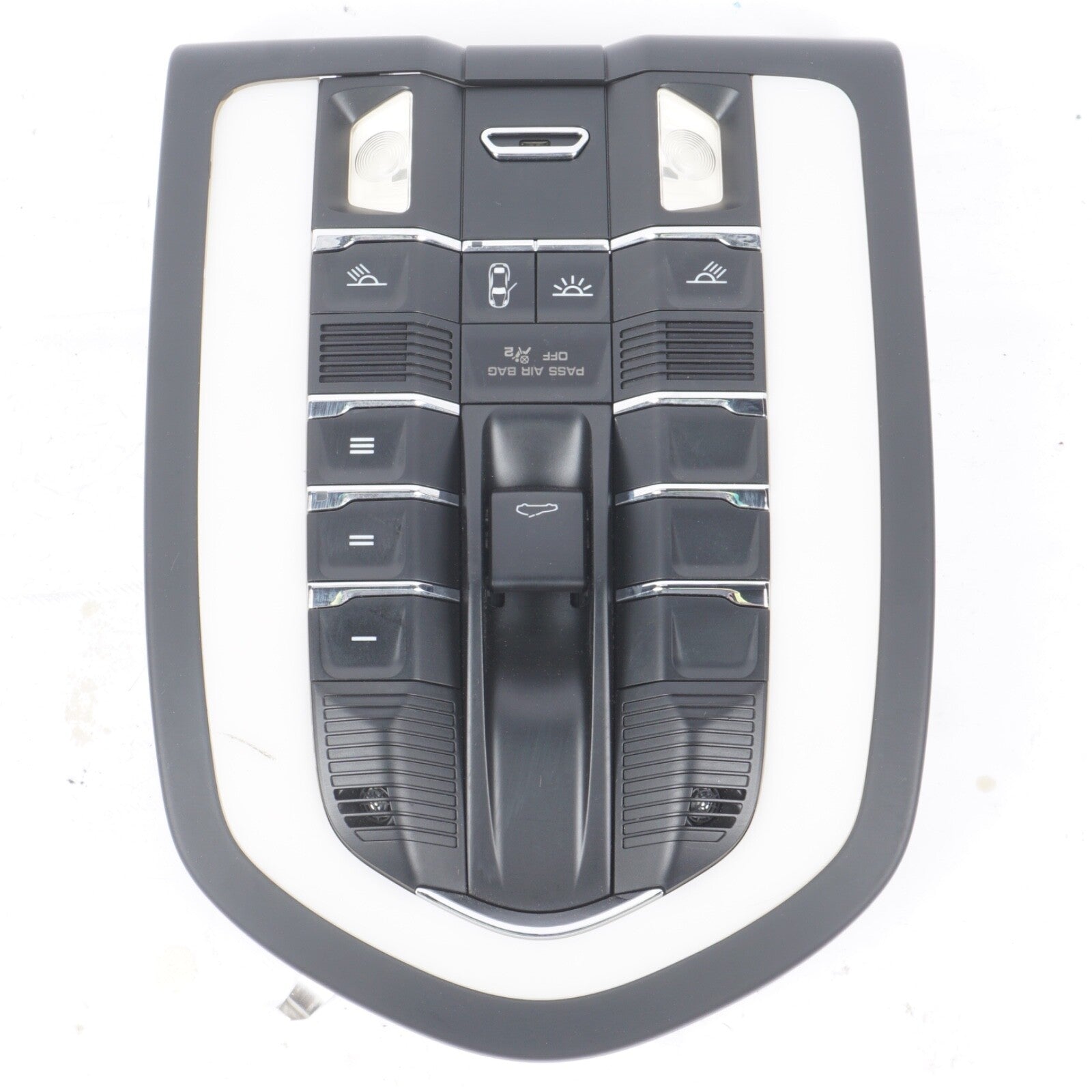 2011 - 2018 PORSCHE MACAN 95B OEM FRONT DOME LAMP SUNROOF SWITCH PANEL 7PP959551