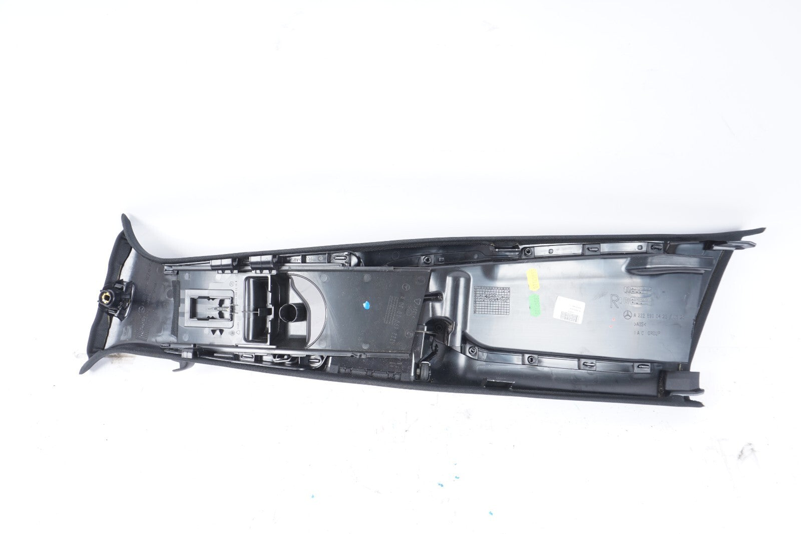 14-17 Mercedes W222 S600 S550 Right Passenger B-Pillar Cover Trim Suede OEM