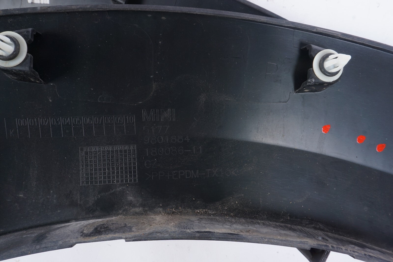 11 - 16 Mini Cooper Countryman Rear Quarter Wheel Arch Trim Left & Right OEM