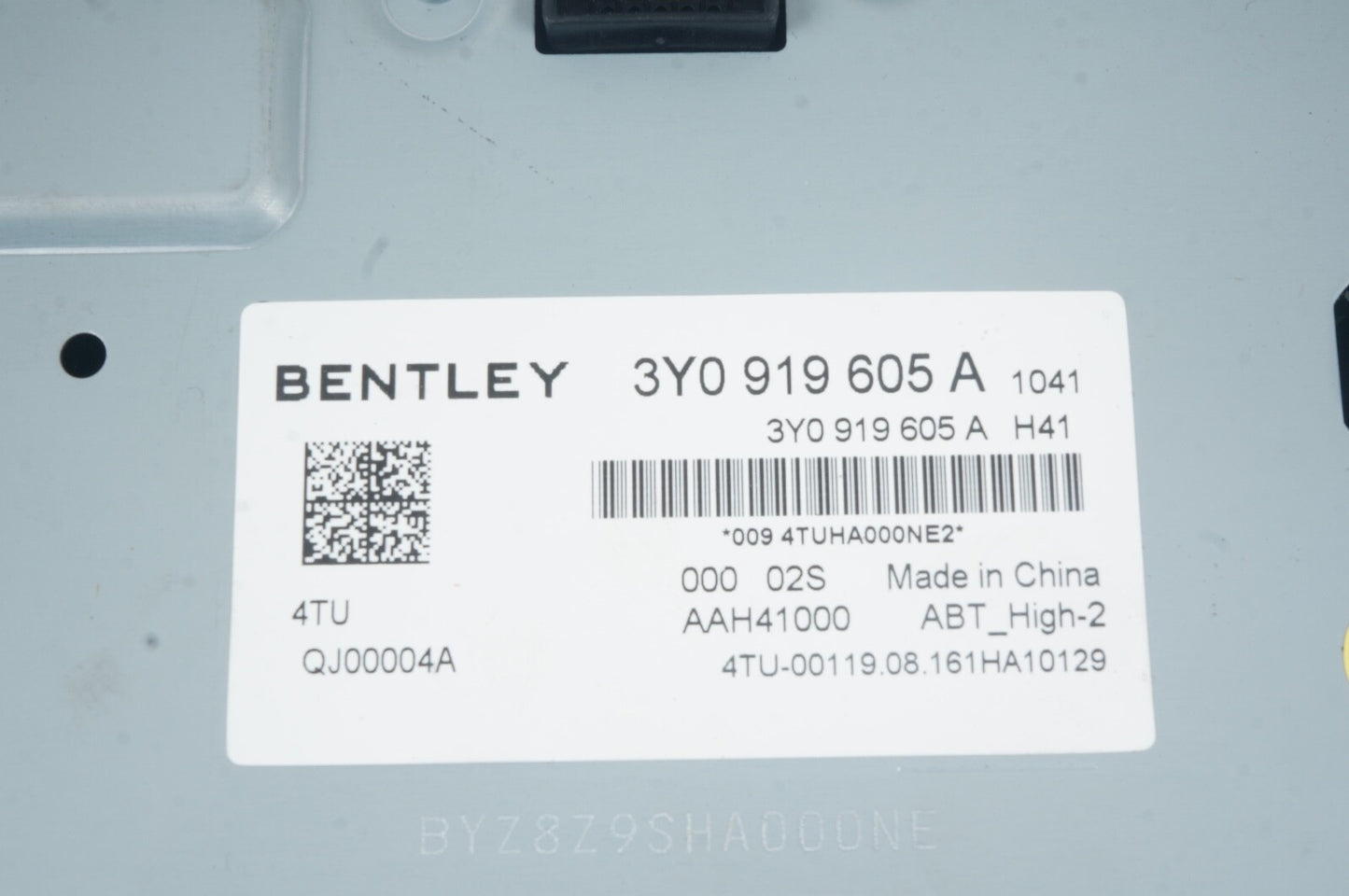 2018 - 2020 Bentley Mulsanne Front Dash Dashboard Display Media Screen LCD