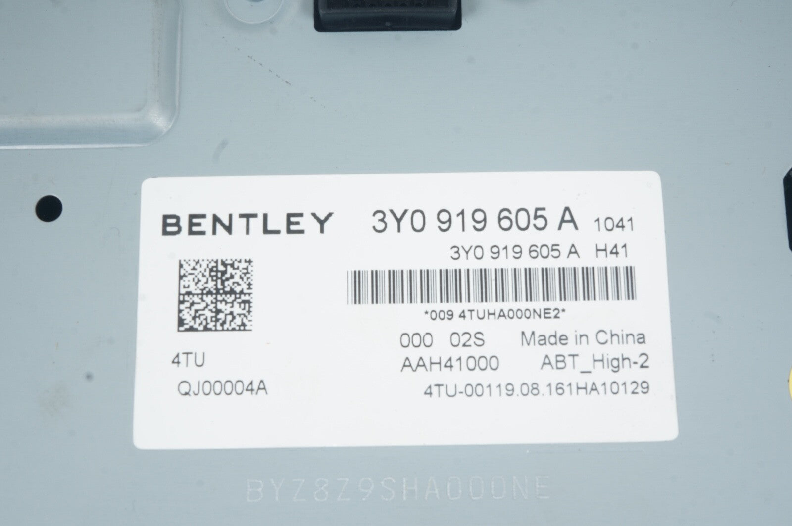 2018 - 2020 Bentley Mulsanne Front Dash Dashboard Display Media Screen LCD