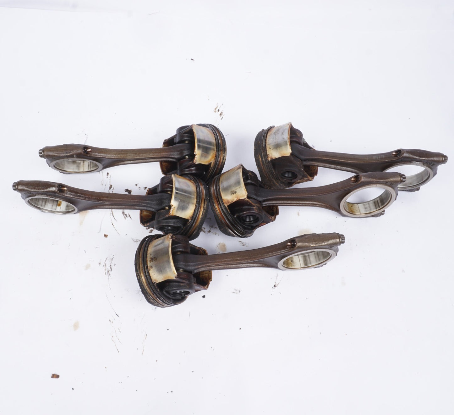 2012 - 2015 AUDI A6 A7 Q7 3.0L Piston & Connecting Rod Set Of 5 OEM