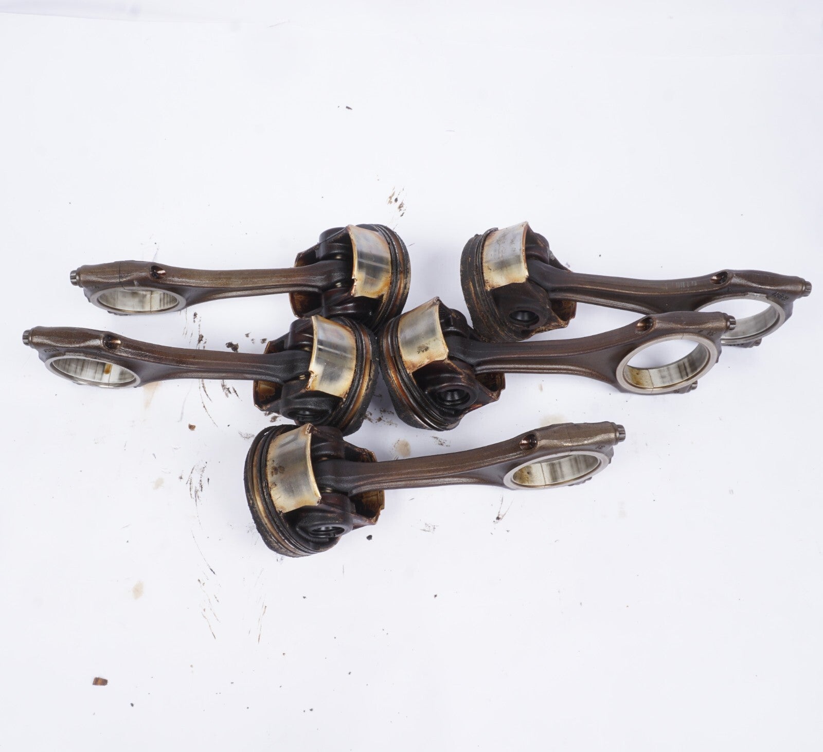 2012 - 2015 AUDI A6 A7 Q7 3.0L Piston & Connecting Rod Set Of 5 OEM