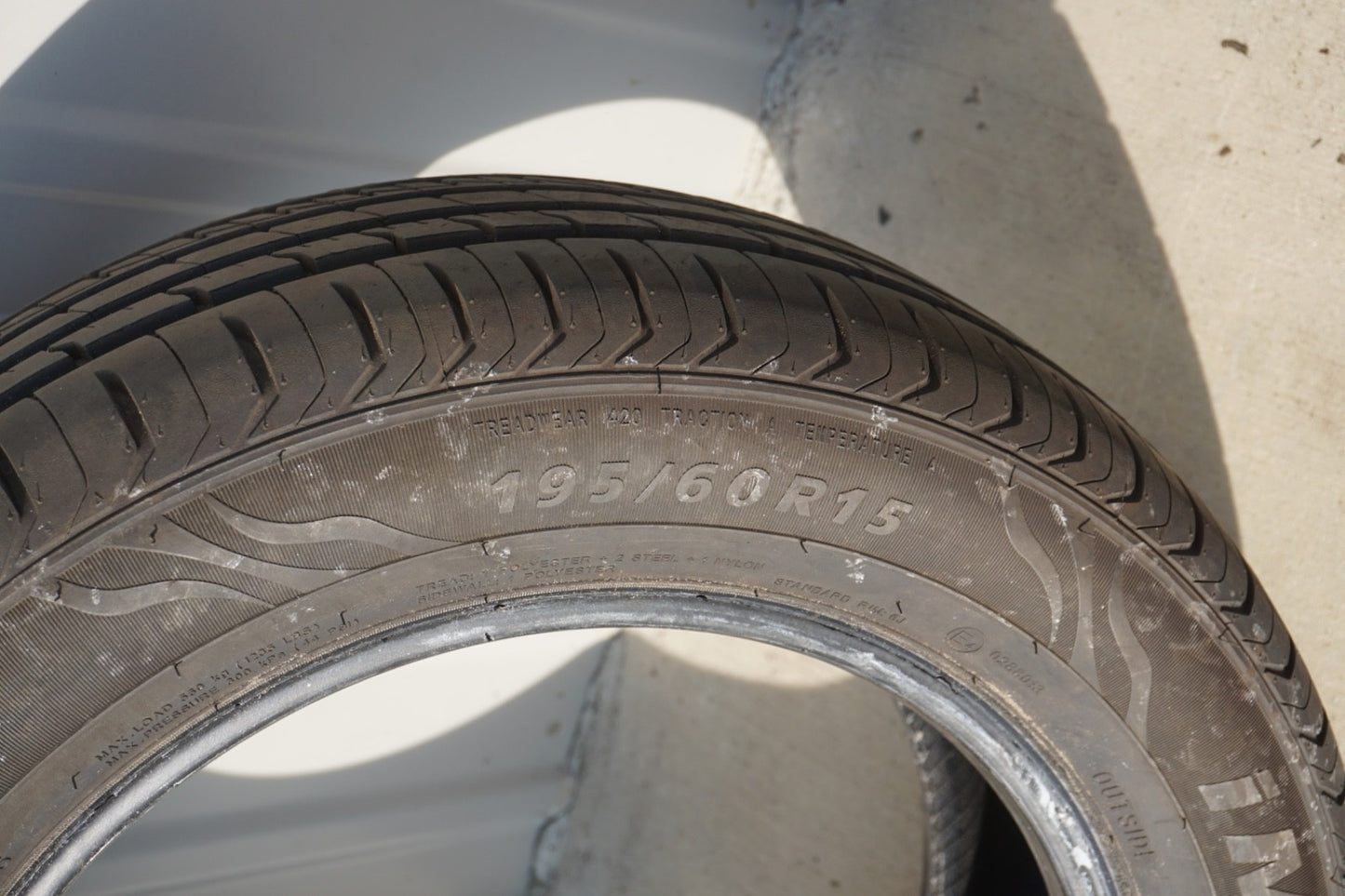 Used 195/60R15 Ironman IMove Gen 3 AS 88H - USED -9.5MM Tread