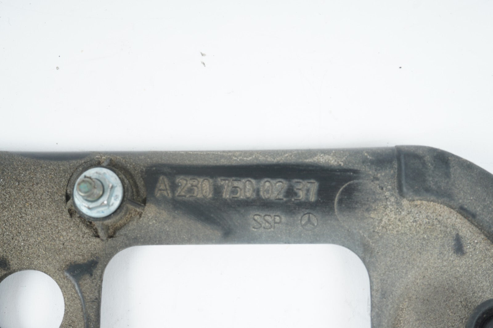 2003 - 2012 Mercedes SL500 R230 Rear Trunk Deck Lid License Plate Trim  OEM