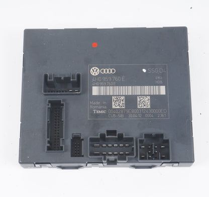 11-17 AUDI A8 A8L FRONT LEFT DRIVER SEAT CONTROL MODULE 4H0959760E OEM