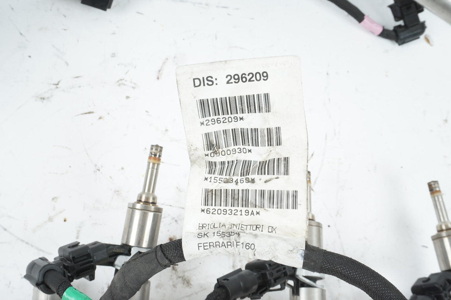 2014 - 2017 MASERATI QUATTROPORTE 3.0L FUEL RAIL W/ INJECTORS OEM 51K