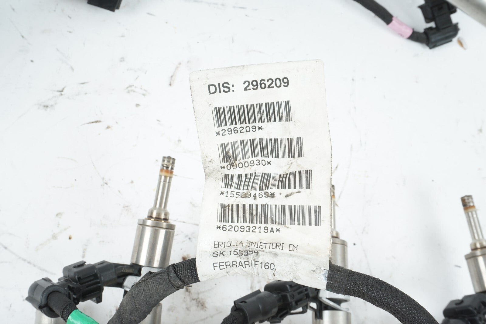 2014 - 2017 MASERATI QUATTROPORTE 3.0L FUEL RAIL W/ INJECTORS OEM 51K