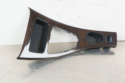 09-12 BMW 328i E90 Front Center Console Shifter Joystick Molding Bezel Wood OEM