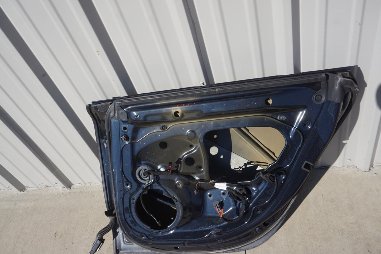 2012 - 2017 AUDI A7 REAR RIGHT PASSENGER SIDE DOOR SHELL OEM BLUE