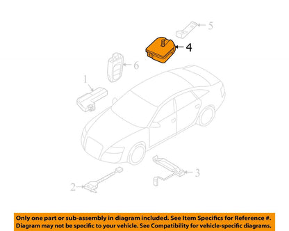 2011 - 2018 Audi A8 D4 Anti Theft Alarm Horn Siren