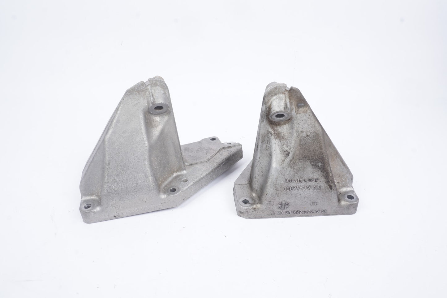 07-11 Mercedes W216 CL550 RWD Engine Motor Left & Right Mount Bracket Set OEM