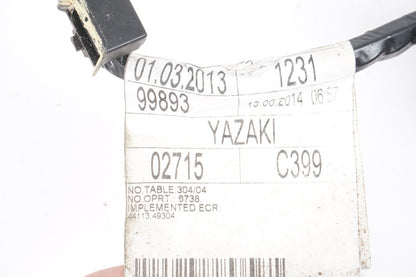 2014-2019 MASERATI GHIBLI REAR RIGHT PASSENGER SIDE DOOR WIRE HARNESS OEM