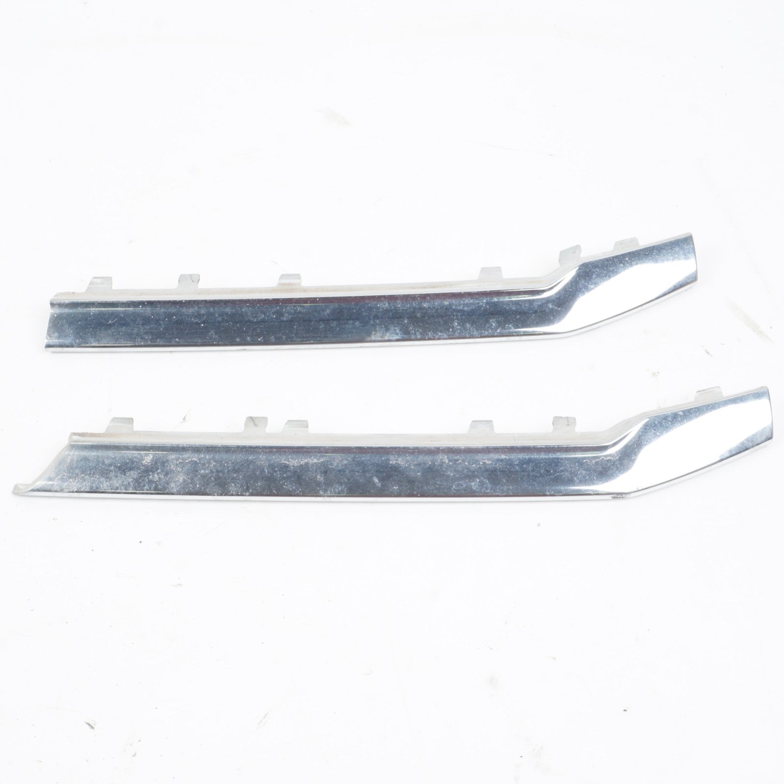 2011-2014 Audi A8 Quattro Bumper Grille Chrome Molding Left 2Pcs OEM