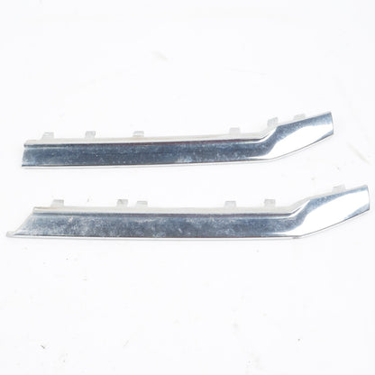 2011-2014 Audi A8 Quattro Bumper Grille Chrome Molding Left 2Pcs OEM
