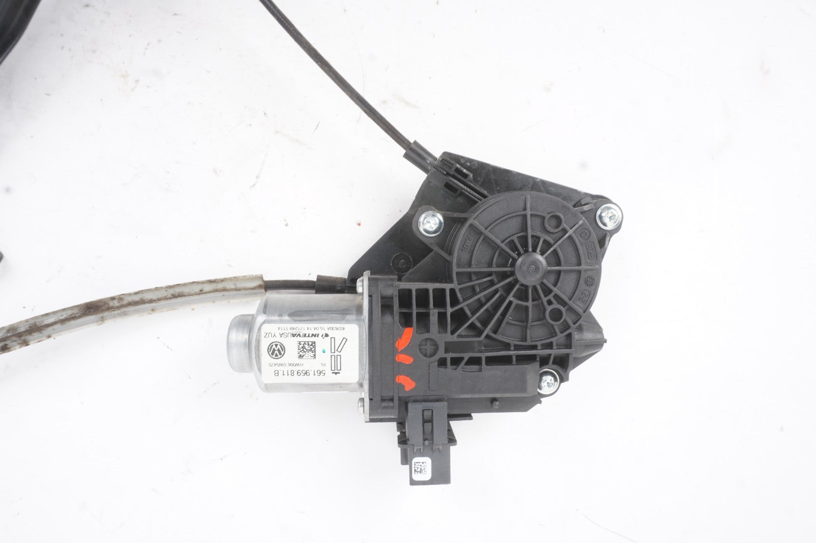 12-22 Volkswagen Passat Rear Left Driver Side Window Regulator & Motor OEM