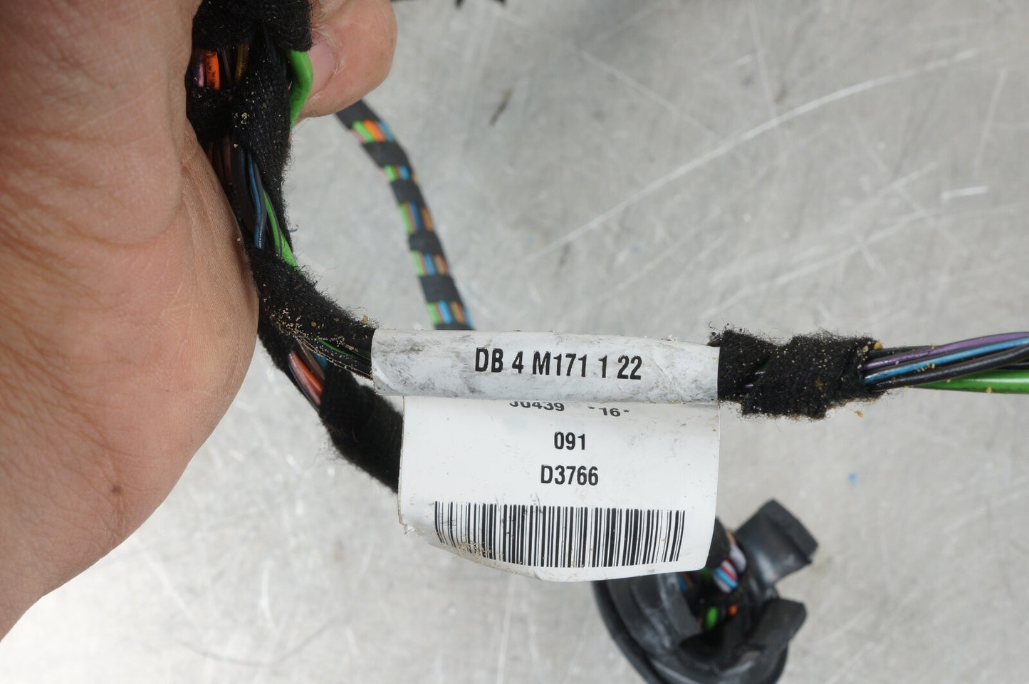 2007-2013 MERCEDES S600 REAR RIGHT PASSENGER SIDE DOOR WIRE WIRING HARNESS OEM