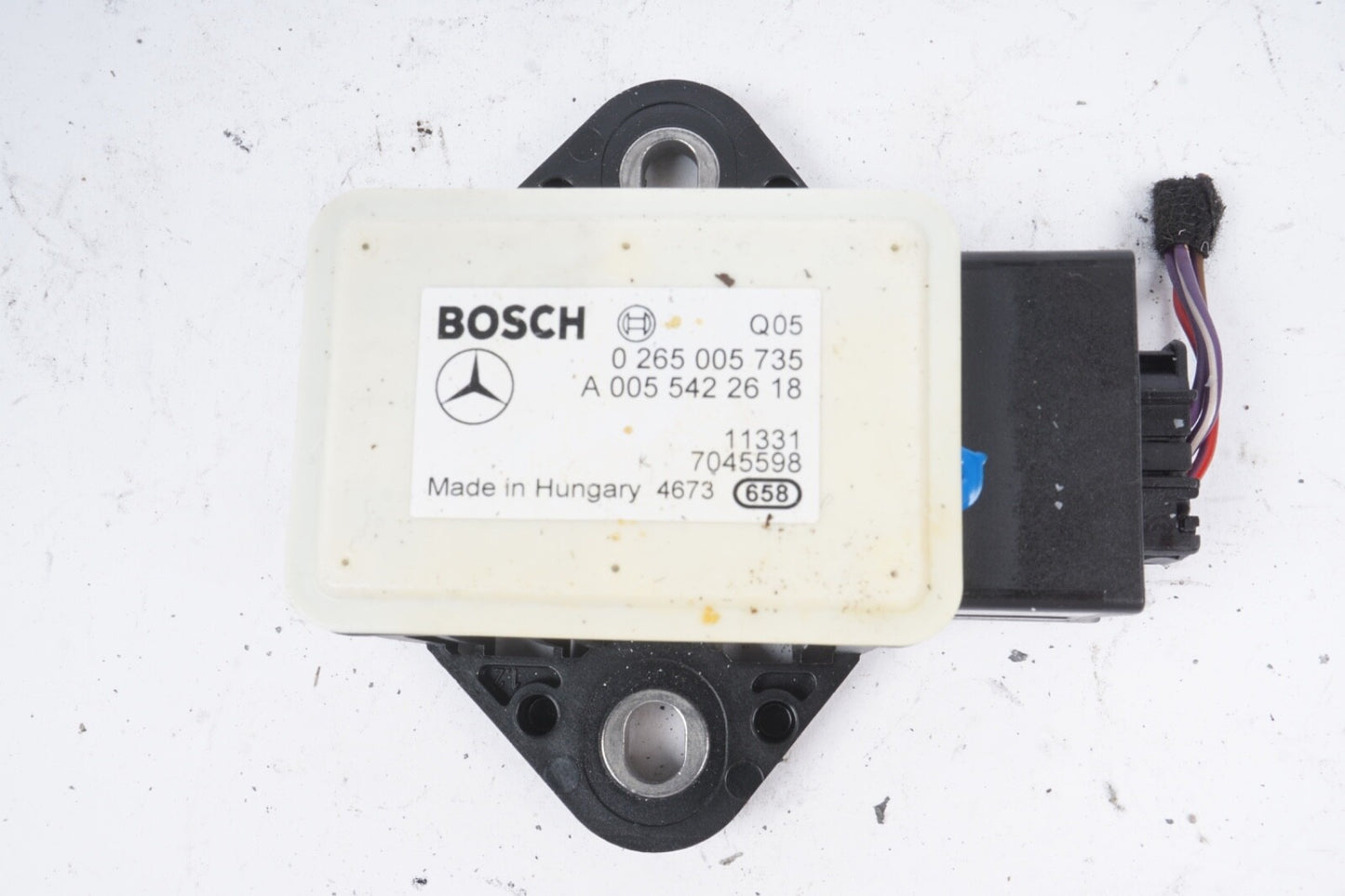 2010 - 13 Mercedes E350 Convertible Yaw Rate Speed Sensor OEM A0055422618