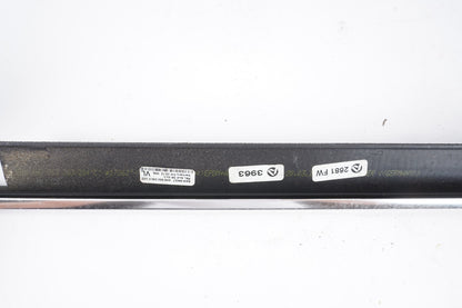 11-17 AUDI A8L FRONT LEFT DRIVER SIDE DOOR WINDOW BELT MOLDING CHROME OEM