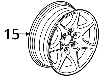 2007 - 2020 Spare Wheel Tire Tahoe Yukon Sierra Silverado Escalade Suburban
