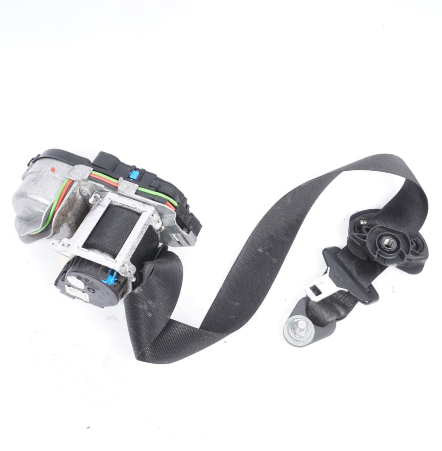 07-09 Mercedes W221 S600 S65 AMG Front Left Driver Side Seat Belt Black OEM
