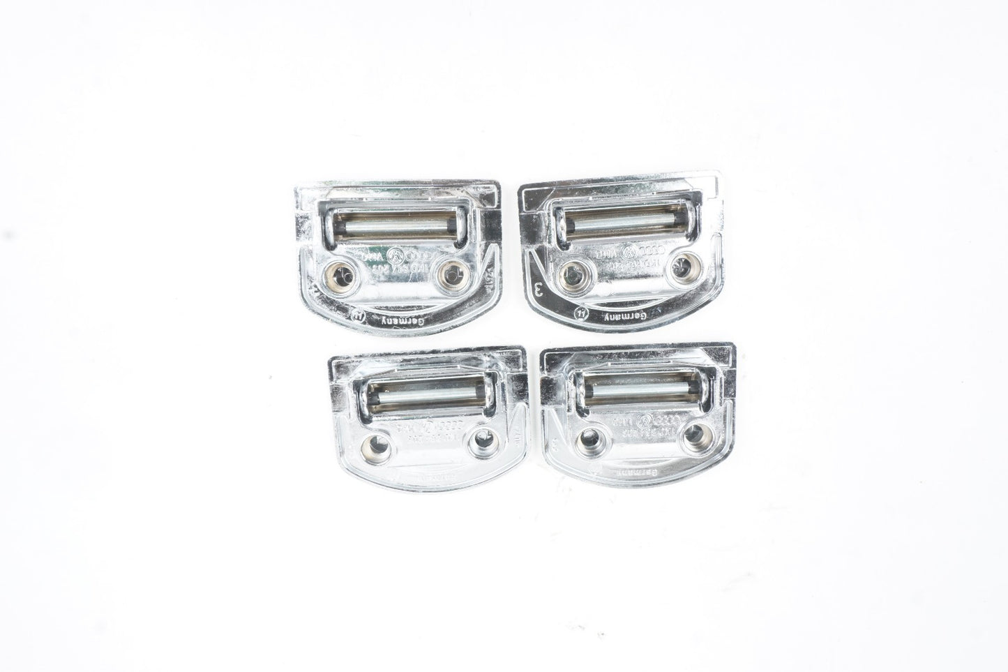 2011-2017 Audi D4 A8 A8L Rear Trunk Cargo Tie Down Hooks Set of 4  OEM
