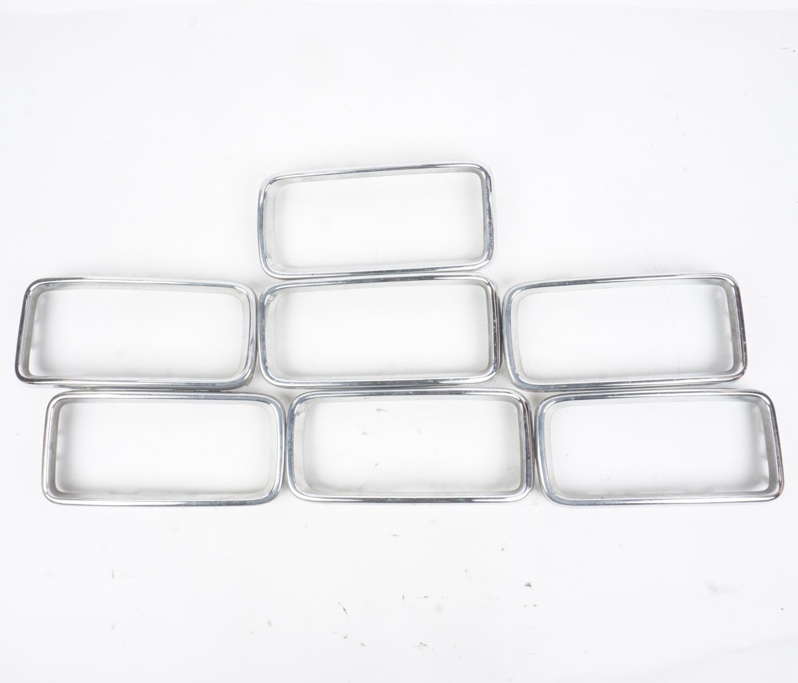 2019-2020 Jeep Renegade Front Grille Surround Bezel Chrome Set Of  7 OEM