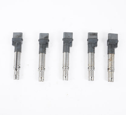 11-14 Porsche Cayenne 958 3.6L Ignition Coil Coils Set of 5 OEM