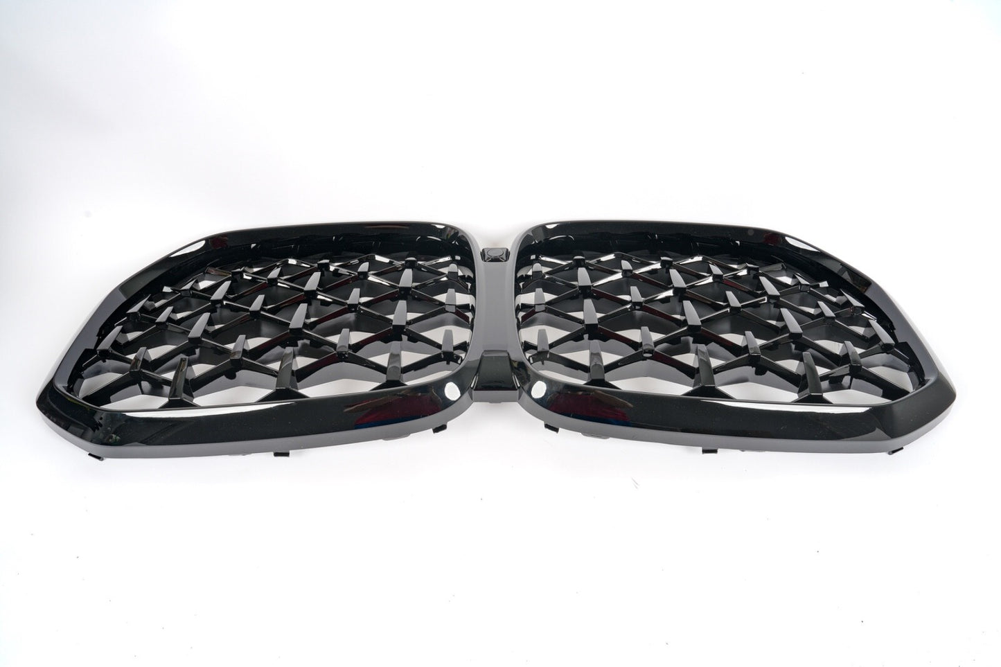 For 2019 - 2022 BMW X5 G05 Diamond Glossy Black Front Bumper Mesh Grille Grill