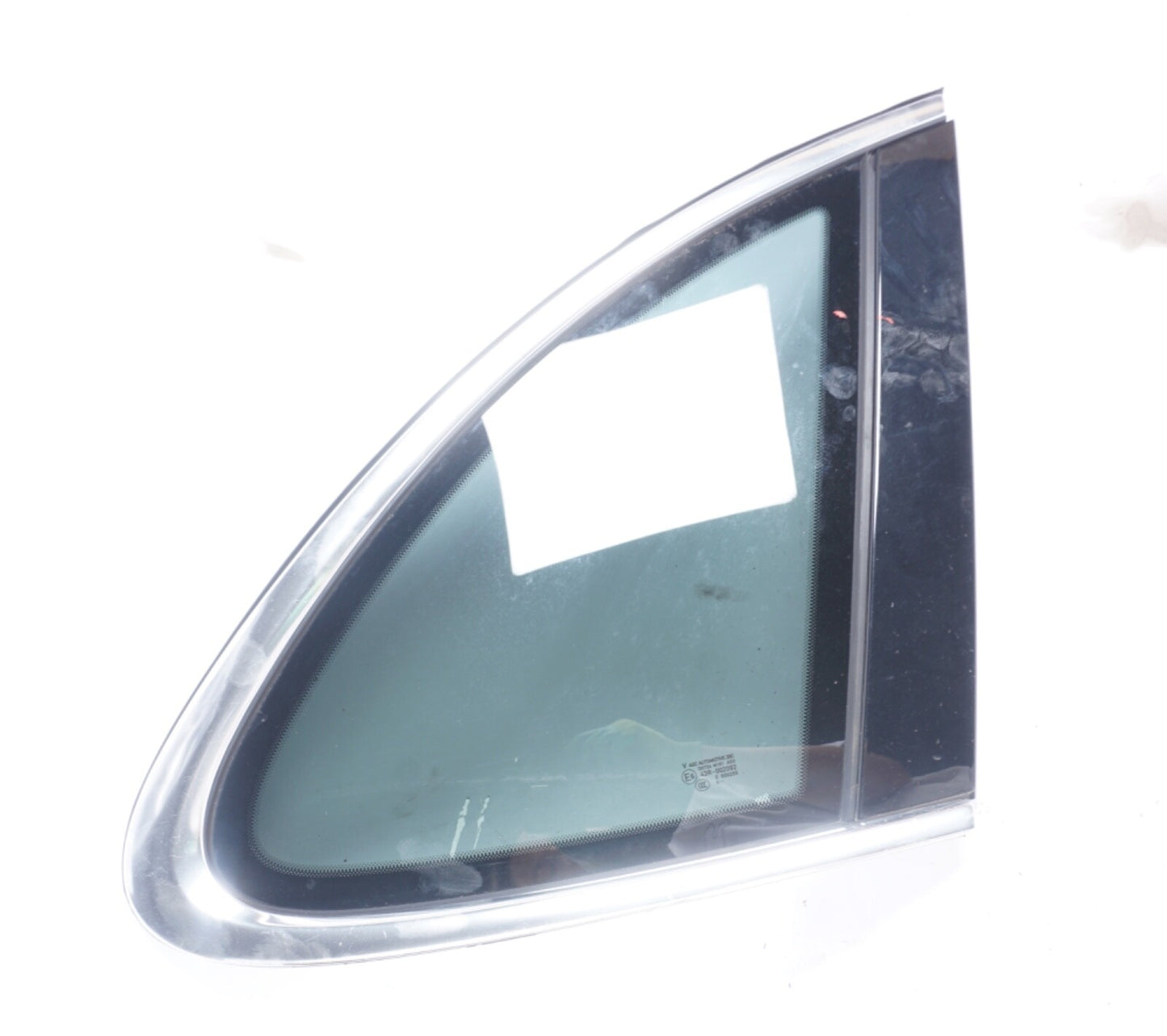 11-18 Porsche Cayenne 958 Hybrid S Rear Right Side Quarter Window Glass OEM