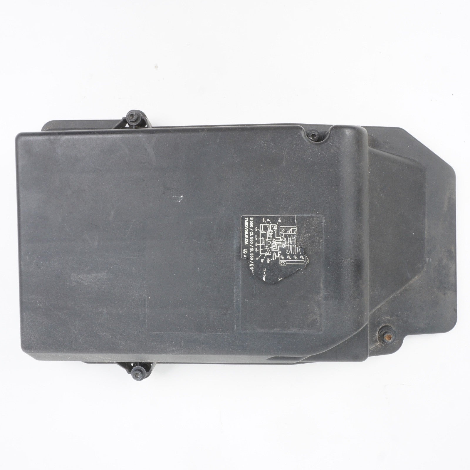 07-11 Mercedes W221 S450 S550 CL600 Under Hood Fuse And Relay Cover 2215401182
