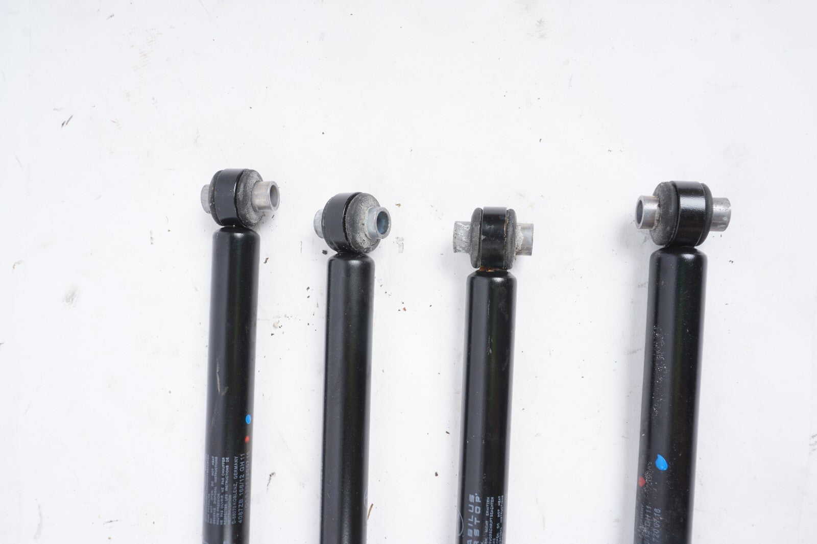 07-13 Mercedes W221 S550 S63 AMG Door Hinge Shock Strut Set Of 4 OEM
